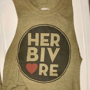 Herbivore - racerback cropped tank